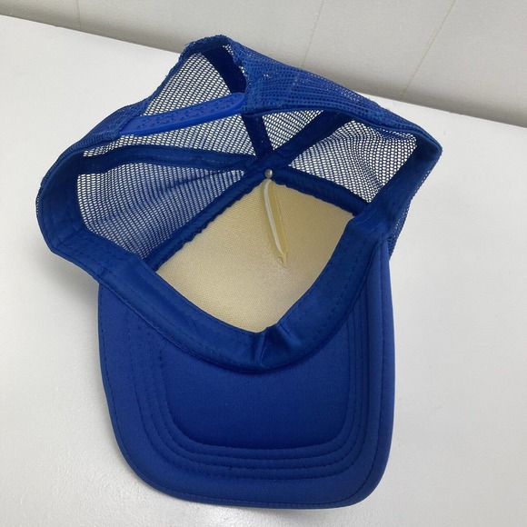 Mystic Trucker Hat Cap Blue White SnapBack Adjustable Mesh Back - Picture 10 of 12